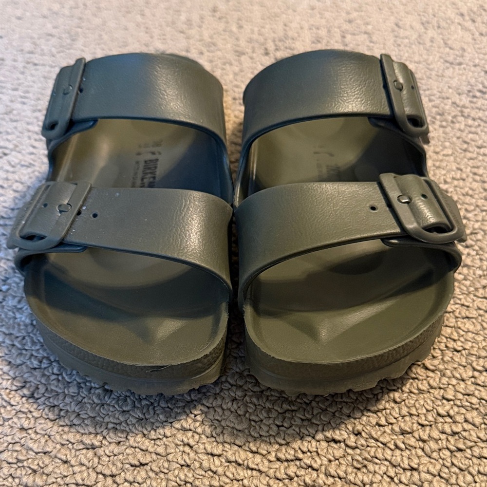 Birkenstock Arizona Essentials, Eva Olive Green Sandals
